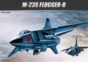 アカデミー 1/72 ロシア MIG２３S プラモデル 未組立品