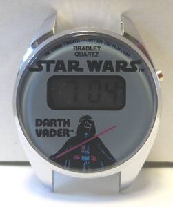 80’BRADLEYデジタル　STAR WARS ダースベイダーWatch　使用可　未使用　極レア！』 