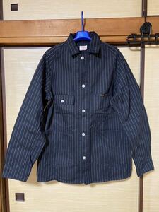 トロフィークロージング Coke Stripe Lサイズ 新品同様 trophy clothing カバーオールジャケット ストライプ