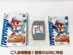 【1円】ニンテンドー64 パワフルプロ野球5 ゲームソフト 箱/説明書付き 未検品ジャンク N64 E01-458rm/F3