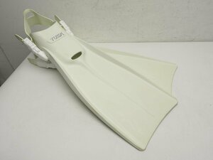 USED TUSA ツサ KAIL カイル ストラップラバーフィン サイズS:(22-24cm) カラー:ホワイト ランク:AA スキューバダイビング用品 [53130]