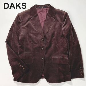 DAKS ダックス コーデュロイジャケット くるみボタン 40 L レディース B102422-141