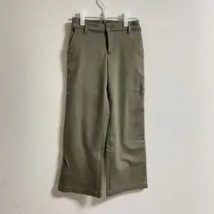 【スタイルベーシック】ポケット　パンツ　ズボン　チノパン　s カーキ　グリーン