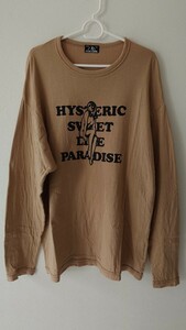 ヒステリックグラマー　HYSTERIC GLAMOUR　ロンT 長袖Tシャツ　サイズFree　送料無料