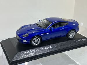 ミニチャンプス MINICHAMPS■アストンマーチン ヴァンキッシュ aston martin vanquish 1/43 aviemore blue