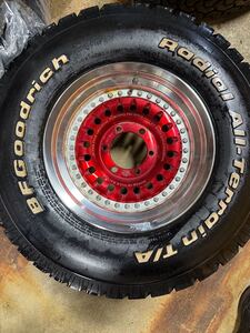 RAYS エンジニアリング　絶版 16x8.0jj 139.7 6h グッドリッチT/A 265/75R16 ランドクルーザー　