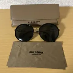 BURBERRY ラウンドサングラス ブラック