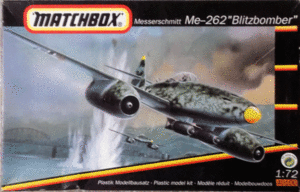 マッチボックス/1/72/ドイツ空軍メッサーシュミットMe-262 A2a戦闘爆撃機/未組立品