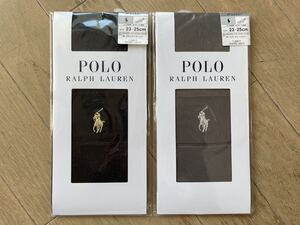 即決！ポロ ラルフローレン POLO RALPH LAUREN レディース ワンポイント メランジソックス 2足組 50デニール相当 23~25㎝