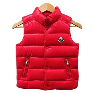 【格安】1,000円～ MONCLER モンクレール ダウンベスト レッド系 サイズ3 100cm キッズ [M3999]