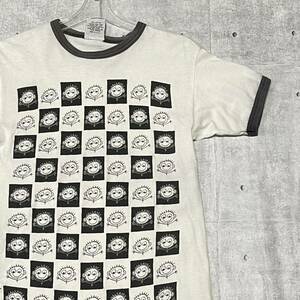 90s Danny First トリム リンガー Tシャツ ダニーファースト　　90年代 アメリカ製 MADE IN USA 丸首 ショートスリーブ 玉10665