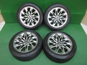 良品★レクサス LS500h 純正 19インチ アルミ 19×8J +25 2021年/2022年 溝有★ブリヂストン/TURANZA T005A RFT 245/50R19 101W 4本