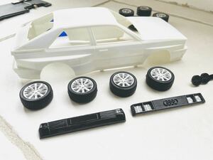 超レア イギリスLucky 1/20 AUDI Quattro Sports アウディ クアトロ スナップキット型プラスチックモデル ビンテージ 貴重 分解可能 レトロ