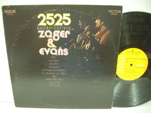 ■LP　ZAGER & EVANS / 2525 (EXORDIUM & TERMINUS) ゼーガーとエバンス 西暦2525年 US盤 ◇r2623