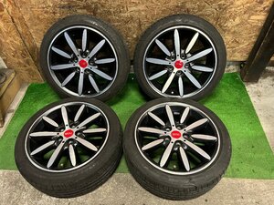 MINI クーパー F56 純正 プロペラスポーク 17インチ 7J +54 PCD112 205/45R17 GOODYEAR EAGLE バリ山 夏タイヤ タイヤホイール 4本セット K