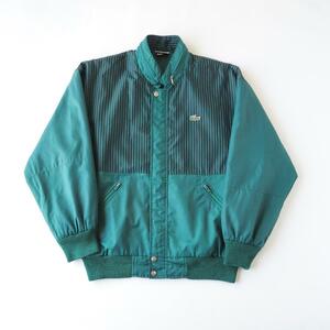 ラコステ　Lacoste　正規品　ナイロンジャケット　ブルゾン　グリーン　メンズ　美品