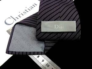 ♪:.*:1309【美品】【Ｄｉｏｒ】ディオール　オム　の【ストライプ】ネクタイ★