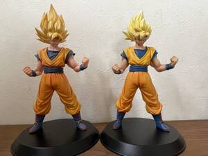 ドラゴンボール 改 Z 組立式ハイクオリティDXフィギュアVol.2.5・ドラゴンボールZ Vol.1 スーパーサイヤ人孫悟空 2体セット売り/箱無し