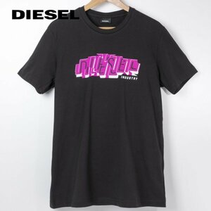 Mサイズ DIESEL ディーゼル ロゴ Tシャツ DIEGOA-E32 メンズ ブランド 黒 ブラック