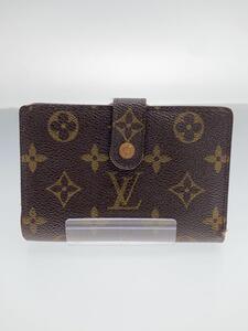 LOUIS VUITTON◆ポルト・フォイユ・ヴィエノワ_モノグラム・キャンバス_BRW/PVC/BRW/レディース