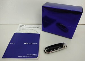 オーディオ/SONY　NW-S705F デジタルメディアプレーヤー/WALKMAN/ブラック 2GB/初期化済み/元箱入り 本体のみ【A015】