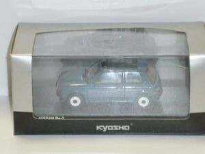 〇1/43 京商 NISSAN Be-1 Canvas Top 青