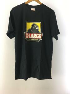 X-LARGE◆Tシャツ/L/コットン/BLK/プリント/0193160