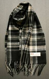 ＊新品＊ 暖かカシミア100％シックなスカーフ Cashmere Scarf　＊イギリス製＊