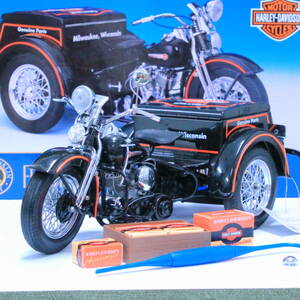 あ//A8499 【未使用・保管品】FRANKLINMINT・フランクミント1/10 1947 HARLEY-DAVIDSON SERVI-CAR PRECISION MODELS精密モデル