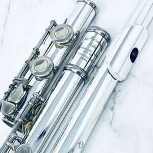 413) 即決価格 ムラマツ フルート 管体銀製 M-180 後期 Muramatsu Flute GX同等モデル Tube Silver