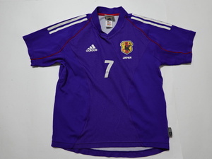 ■1027■日本代表 JFA アディダス ADIDAS ユニホーム 160 NAKATA #7 ●