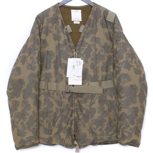 VISVIM HARRIER CAMO DOWN JKT サイズ2 カーキ 0121105013002 ビズビム ヴィズヴィム ハリアーカモダウンジャケット