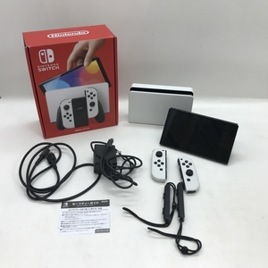 06w0050★1円~ ニンテンドー Nintendo Switch 有機EL ホワイト ゲームハード XTJ10019657386 中古品