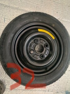 スペア タイヤ　FALKEN　T105/90D12　80M　ダイハツ　DAIHATSU　12インチ　4穴　2004年製　12×3.00B　No.2440