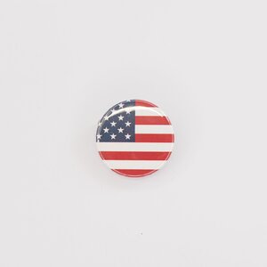 Button badge 25mm U.S. flag 缶バッジ アメリカ国旗柄 Vespa Lambretta ベスパ ランブレッタ 50S 100 et3 GTR RALLY PX200E 160GS