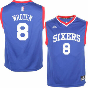 AW23)adidas Tony Wroten Philadelphia 76ers/NBA/フィラデルフィア・セブンティシクサーズ/L/ジュニアサイズ/YOUTH/ゲームシャツ