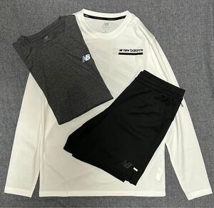 New Balance 新品未使用NEWMODEL秋冬 Tenacity ロングスリーブポリTシャツ・Tenacity トレーニングショーツトレーニングウェア３セット