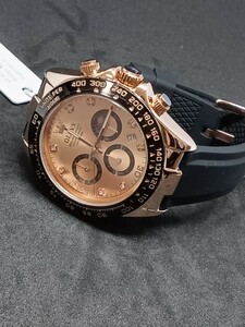 大谷翔平　176号記念セール　メンズ腕時計　クロノグラフ アナログ　防水腕時計　スーツ　ジルコニア　ステンレス　1582g