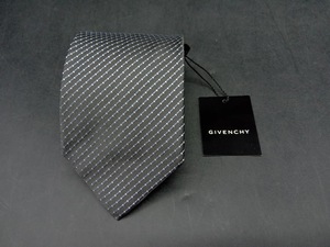 ▽ GIVENCHY ネクタイ / ジバンシイ ビジネス スーツ 小物 メンズ 結婚式 プレゼント ストライプ 小紋 シルク 未使用