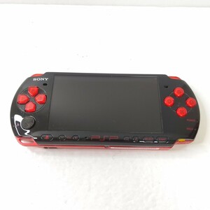 ソニー　PSP3000 ブラックレッド　美品　プレイステーションポータブル