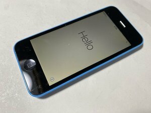 IG379 au iPhone5c 16GB ブルー ジャンク ロックOFF