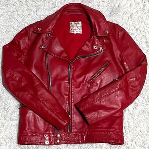 1円〜　ルイスレザー サイクロン Lewis Leathers タイトフィット 36 ダブルライダースジャケット