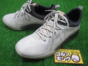 GK鈴鹿☆中古359 【23.0】　エコー　ecco★レディース★スパイクレス★ゴルフシューズ★ホワイト系★白★