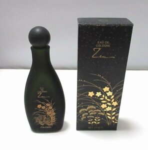 ♪資生堂/禅(ZEN)オーデコロン/EAU DE COLOGNE/原産国・アメリカ/80ml/ボトルタイプ/お箱&説明書付き/中古品