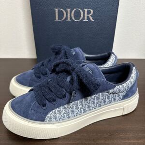 【極美品】DIOR ディオール 現行品 B33 ディオール オブリーク ジャカード & スエード スニーカー size 43