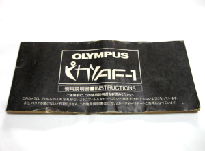 カメラ OLYMPUS オリンパス ピカソAF-1 使用説明書 コンパクトカメラ フィルムカメラ