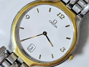 OMEGA オメガ DEVILLE デビル シンボル 紳士用高級腕時計 18k YGベゼル 純正ブレスレット ギャラ付き