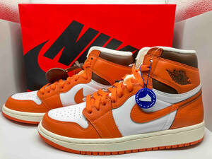 美品 NIKE WMNS AIR JORDAN 1 RETRO HI OG DO9369 101 ナイキ ウィメンズ エア ジョーダン 1 HI OG US10 27.0cm UK7.5 EU42 STARFISH