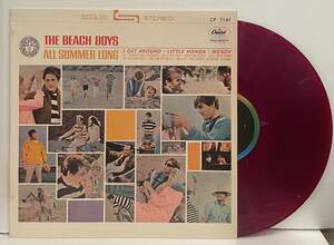 ◇赤盤!ペラジャケ国内盤LP◇ビーチ・ボーイズ The Beach Boys/リトル・ホンダ/アイ・ゲッドアラウンド All Summer Long CP7141ビートルズ 