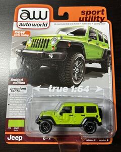 Jeep 2017 ラングラー アンリミテッド モアブ 1/64 オートワールド ジープ Wrangler Unlimited Moab BF グッドリッチ マッドテレーン aw